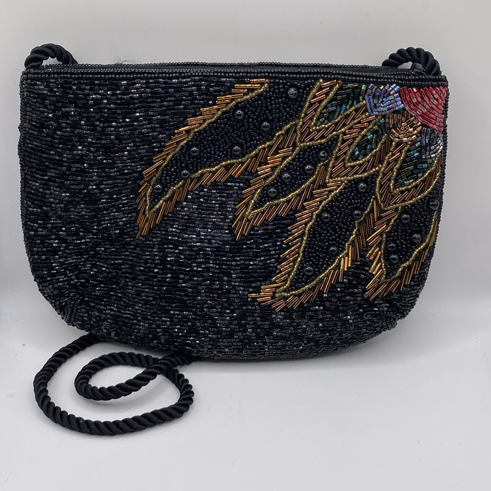 Vtg Chino‎ Classic Beaded Purse Bag